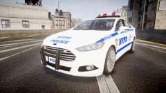 Ford Fusion 2014 NYPD [ELS] for GTA 4