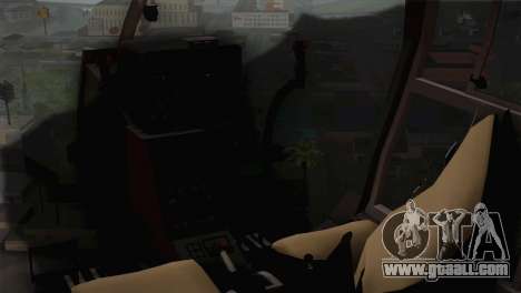 SA 342 Serbian Police Gazelle CAMO for GTA San Andreas