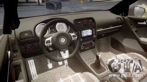 Volkswagen Golf Mk6 GTI rims1 for GTA 4