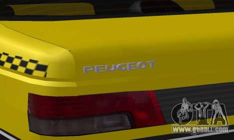 Peugeot 405 Roa Taxi for GTA San Andreas