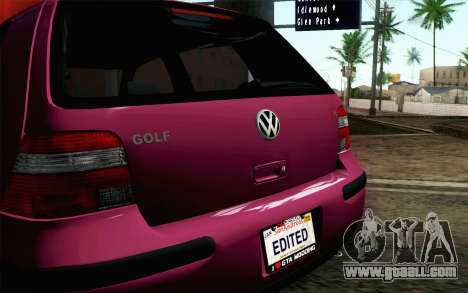 Volkswagen Golf v5 Stock for GTA San Andreas