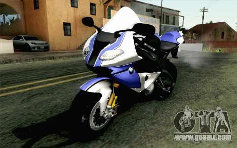 BMW S1000RR HP4 v2 Blue for GTA San Andreas