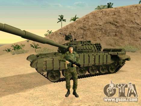 Tank T-72B for GTA San Andreas