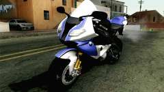 BMW S1000RR HP4 v2 Blue for GTA San Andreas