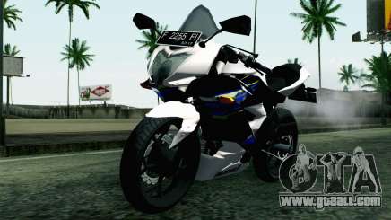 Kawasaki Ninja 250RR Mono White for GTA San Andreas