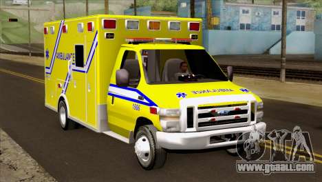Ford F-450 2014 Quebec Ambulance for GTA San Andreas