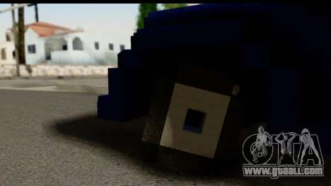 Minecraft Car for GTA San Andreas