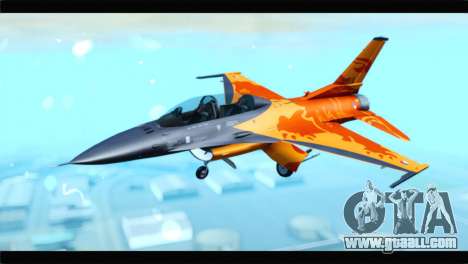 F-16D Fighting Falcon Dutch Demo Team J-015 for GTA San Andreas