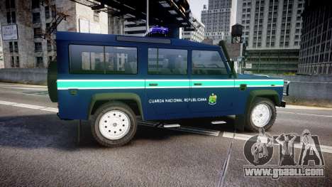 Land Rover Defender Policia GNR [ELS] for GTA 4