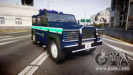 Land Rover Defender Policia GNR [ELS] for GTA 4