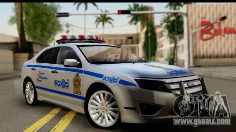 Ford Fusion 2011 Sri Lanka Police for GTA San Andreas