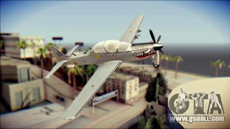 EMB 314 Super Tucano Colombian Air Force for GTA San Andreas