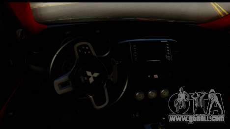 Mitsubishi Lancer Evolution X 2014 Itasha for GTA San Andreas
