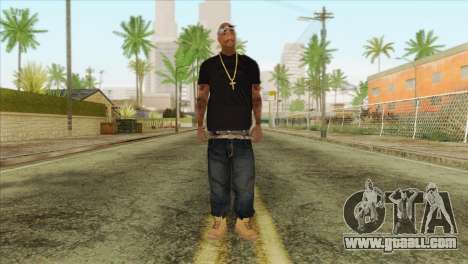 Tupac Shakur Skin v2 for GTA San Andreas