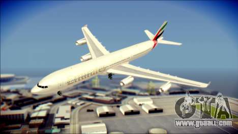 Airbus A340-300 Emirates for GTA San Andreas