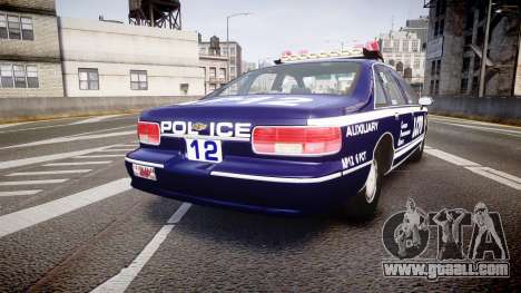 Chevrolet Caprice 1993 LCPD WH Auxiliary [ELS] for GTA 4