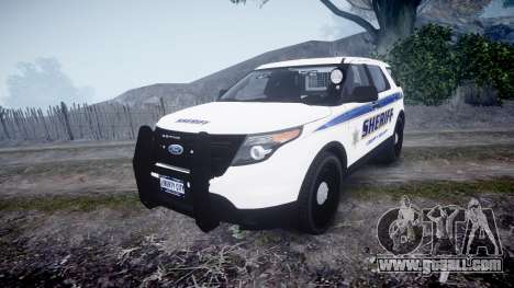 Ford Explorer Police Interceptor [ELS] slicktop for GTA 4