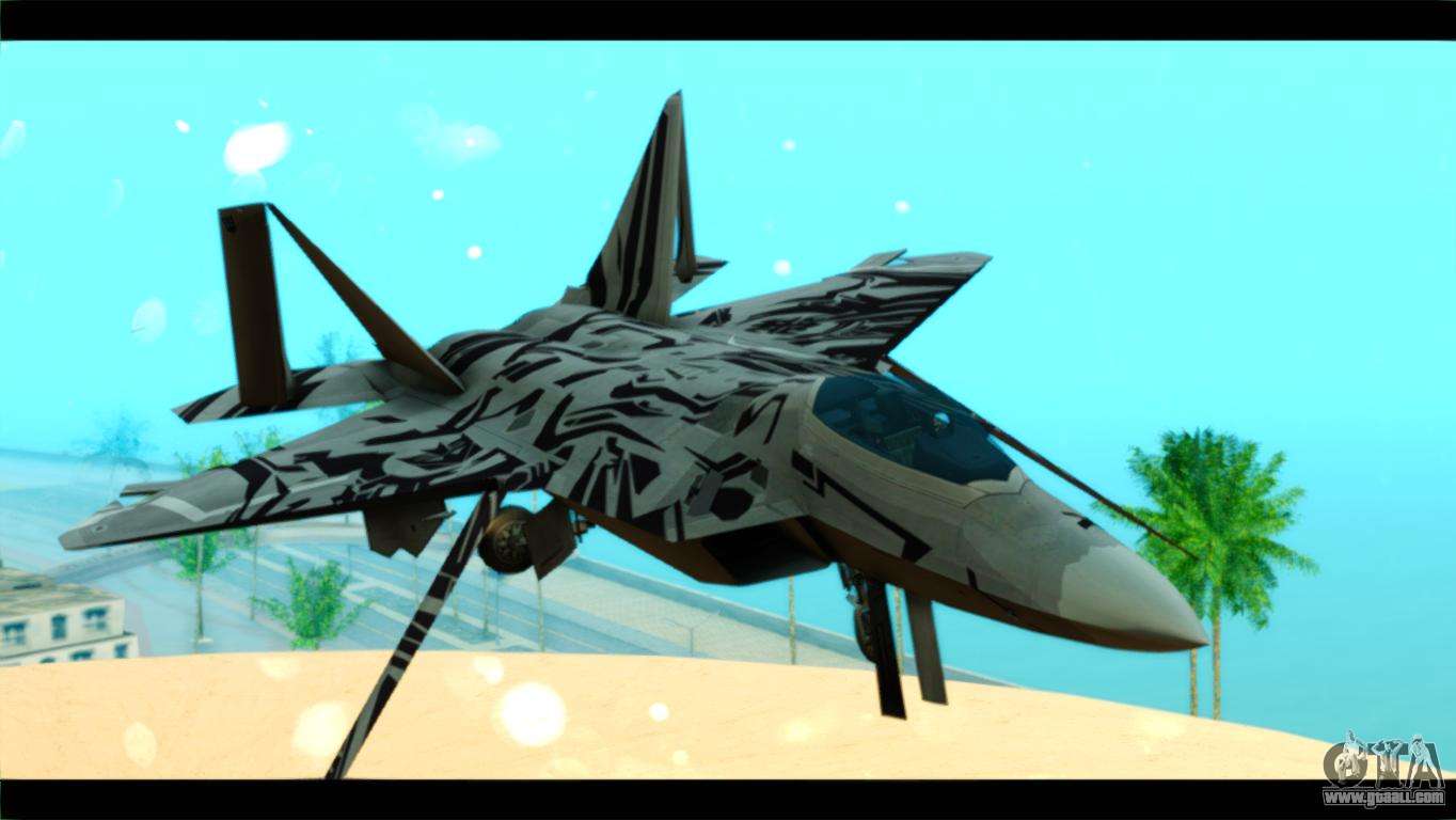 F-22 Raptor Starscream For Gta San Andreas