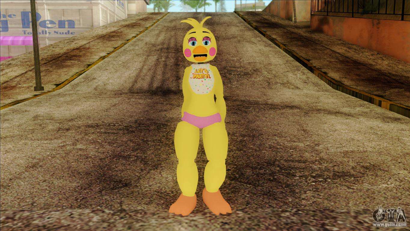 GTA San Andreas Five Nights at Freddys 2 Skin Pack Mod 