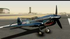 P-40E Kittyhawk US Navy for GTA San Andreas