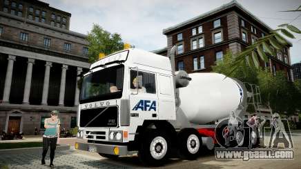 Volvo F10 cement truck for GTA 4