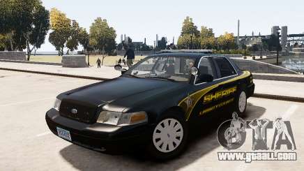 Ford Crown Victoria Sheriff LC [ELS] for GTA 4