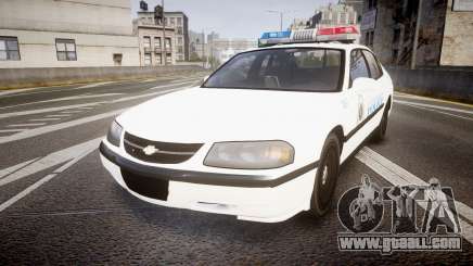 Chevrolet Impala Metropolitan Police [ELS] Pat for GTA 4