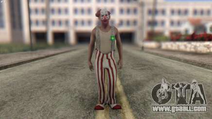 Clown Skin from Left 4 Dead 2 for GTA San Andreas