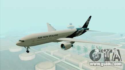 B777-200ER Air New Zealand Black Tail Livery for GTA San Andreas