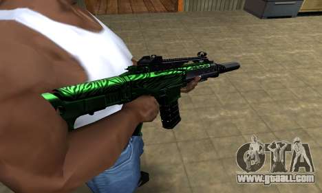 Full Green M4 for GTA San Andreas