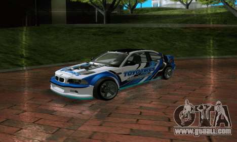 BMW M3 E46 ToyoTires GT-SHOP for GTA San Andreas