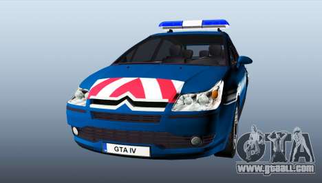 Citroen C4 Gendarmerie [ELS] for GTA 4