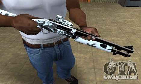 White Shotgun for GTA San Andreas
