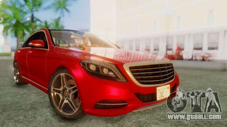 Mercedes-Benz S63 W222 AMG for GTA San Andreas