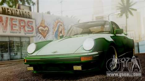 Porsche 911 Turbo (930) 1985 Kit A PJ for GTA San Andreas