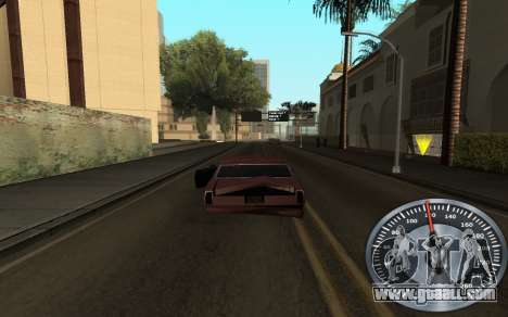Iron speedometer for GTA San Andreas