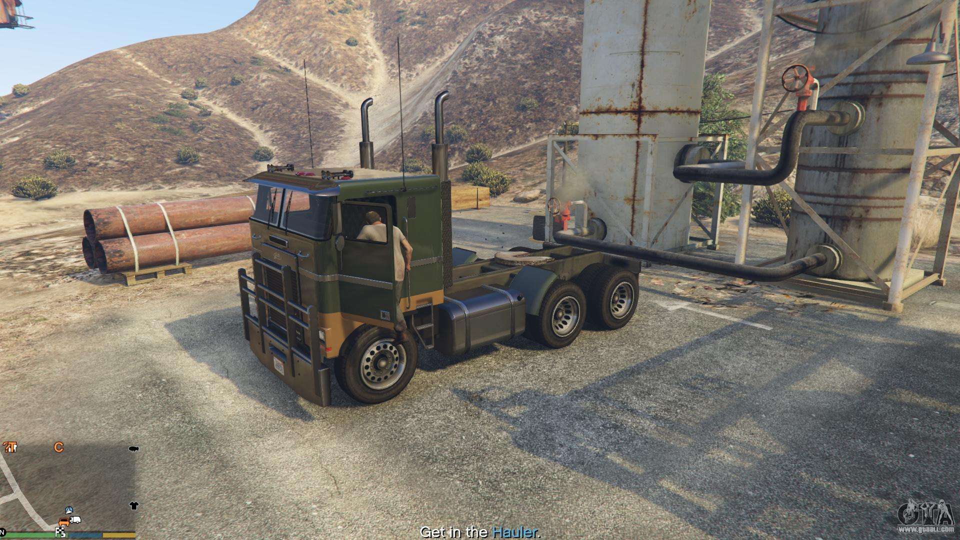 Gta 5 грузовик с прицепом фото 111