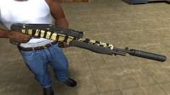 Gold Lines Combat Shotgun for GTA San Andreas