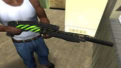 SPAS-12 Green Lines for GTA San Andreas