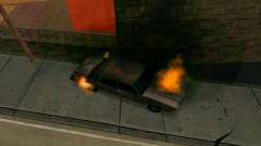 Burning car mod from GTA 4 for GTA San Andreas