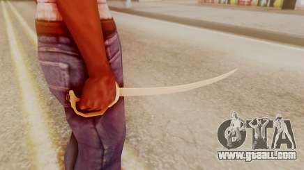Red Dead Redemption Katana Crome Sword for GTA San Andreas