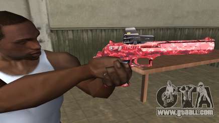 Red Chest Deagle for GTA San Andreas
