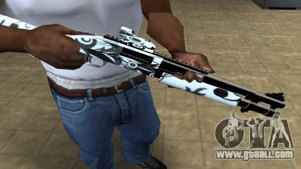 White Shotgun for GTA San Andreas