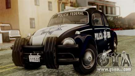 Volkswagen Beetle 1963 Policia Federal for GTA San Andreas