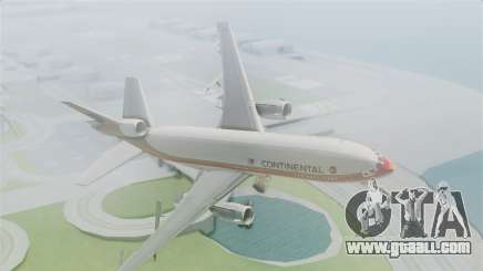 DC-10-30 Continental Airlines 1985 for GTA San Andreas