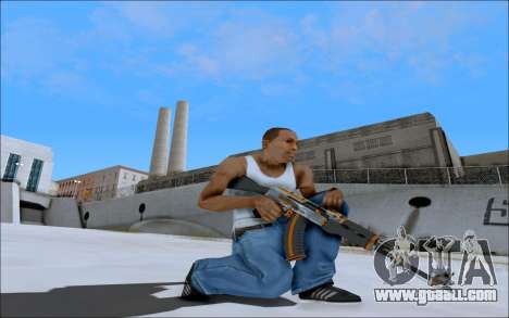 AK-47 Carbone Edition for GTA San Andreas
