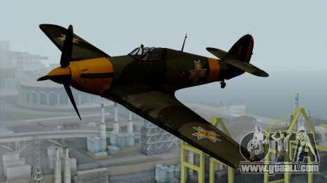 Hawker Hurricane Mk1 - Romania Nr. 1 for GTA San Andreas