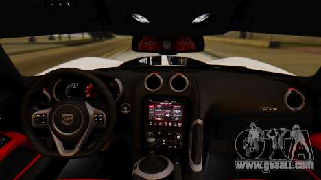 Dodge Viper SRT GTS 2013 IVF (HQ PJ) LQ Dirt for GTA San Andreas