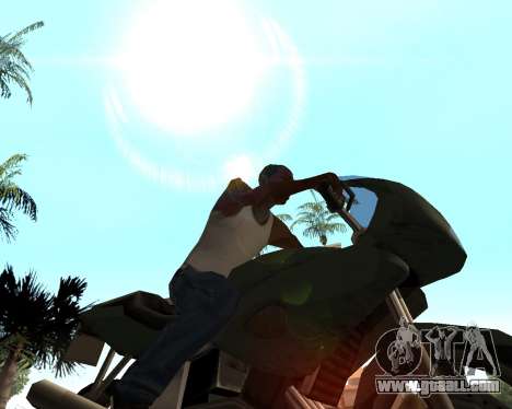 The sun from GTA 5 Final for GTA San Andreas