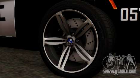 BMW M6 E63 Police Edition for GTA San Andreas